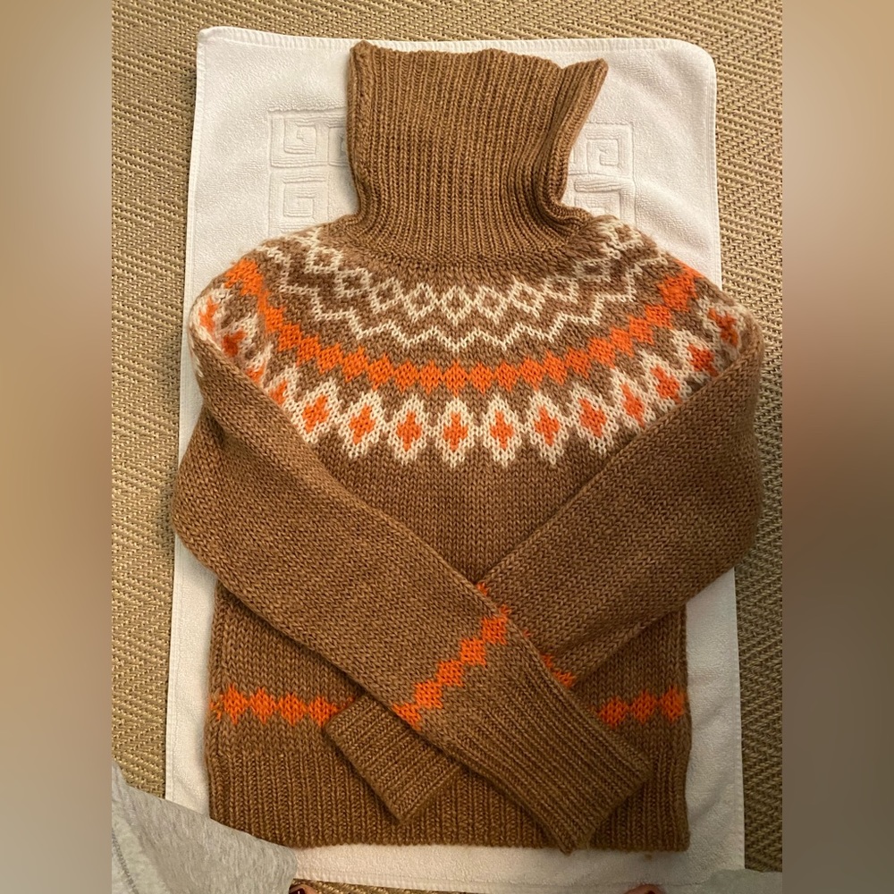 J.Crew Fair Isle Chunky Wool Sweater